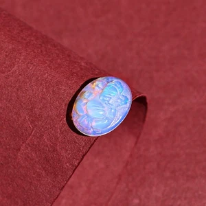 Ópalo etíope Welo natural fuego ovalado 12x16 mm piedra preciosa tallada 3,5 quilates ópalo Ganesha - Imagen 1 de 7