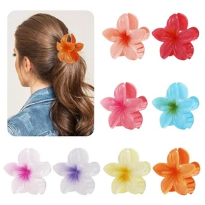 ZHYLUO 8 Stück Haarklammer Blume Blumen Haarspange Haarclip Styling Hawaii - Bild 1 von 7