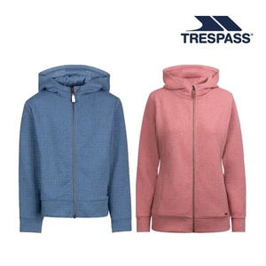 Trespass Girls Full Front Zip Jersey Lined Hoodie 2 Pockets - Winnie - Picture 1 of 7