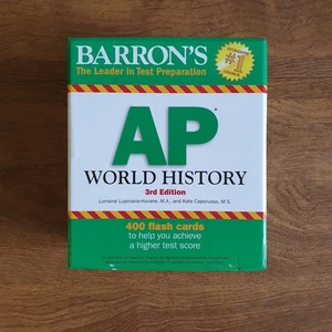 Barron's AP World History Flash Cards 3rd Edition — 400 AP Flash Cards Test Prep - Bild 1 von 4