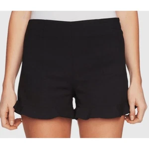 1.State schwarze Damenshorts mit Rüschensaum Größe 8 Karriere Party Freizeit - Bild 1 von 7