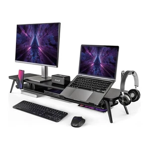 Supper -Monitor -Support mit Telefon-/Tableta -Support für Ports und - Afbeelding 1 van 7
