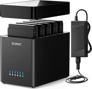 ORICO 5 Bay Hard Drive Enclosure USB 3.0 to SATA 3.5inch Enclosure Magnetic Tool - Picture 1 of 8