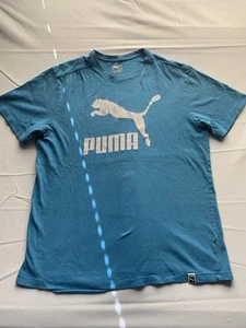 Puma Herren T-Shirt hellblau kurzarm Größe L - Bild 1 von 9