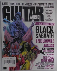 Guitar World magazine August 2025 Black Sabbath Tony Iommi Ozzy Geezer Bill Ward - Picture 1 of 1