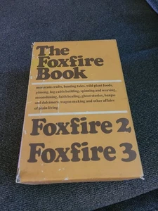 The Foxfire Book Volumes #1/2/3 Vintage 1970's Survival Homesteading Boxed Set - Foto 1 di 12