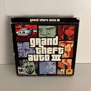 Grand Theft Auto III 3 (PC, 2002, 2-Disc Set) GTA Computerspiel - getestet funktioniert - Bild 1 von 4