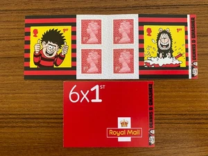 GB Stamp Booklet - 2021 GBP 5.10 DENNIS & GNASHER SG PM80 with Pane 4540a - Foto 1 di 1