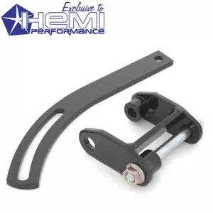 GM Alternator Conversion Bracket Set : Hemi 6 (gloss black) FIT Chrysler Valiant - Picture 1 of 1