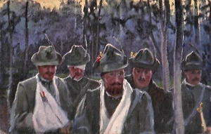 ac6854 - CARTOLINA D'EPOCA - REGGIMENTALI - Alpini - Picture 1 of 1