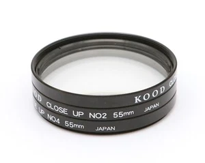Kood Close up lens Nahlinse 55mm set aus No1 No2 No4 Vorsatzlinse filter - Picture 1 of 4