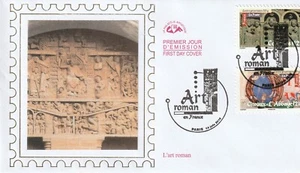 FRANKREICH 2010 FDC ART ROMAN YT AUFKLEBER 460 Und 466 - Bild 1 von 1