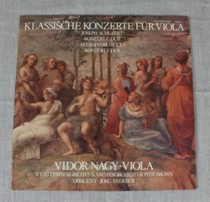 KLASSISCHE KONZERTE FUR VIOLA, Vidor Nagy, Carus, 1981 - Bild 1 von 2