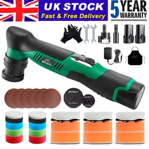 BATOCA S5 Cordless Car Polisher Mini DA&RO Buffer Polishing Sander Mahchine Pad - Picture 1 of 19