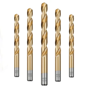 HSS Twist Drill/HSS Drill Bits Titanium Plated High Speed Steel Bits 5mm~12mm - Picture 1 of 8