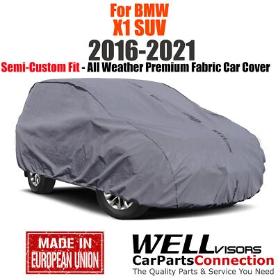 Capa de carro WellVisors durável ao ar livre para todas as condições climáticas para 2016-2022 BMW X1 SUV - Imagem 1 de 4