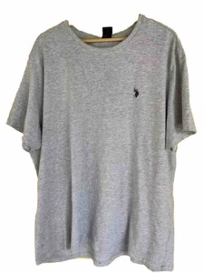 U.S. Polo Association T-shirt Gray SZ XXL Relaxed Outdoor Cotton Short Sleeve - Picture 1 of 2