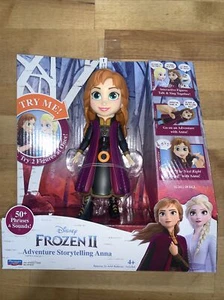Disney Frozen II Adventure Storytelling Anna w/50+ Phrases NEW W/ battery tab - Picture 1 of 4