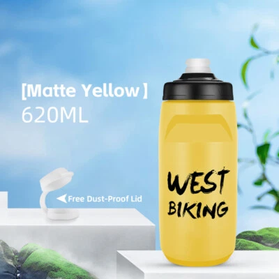 WEST BIKING Bike Water Bottle Outdoor Sports PP Cycling Water Bottle 620ml 750ml - Image 1 of 4