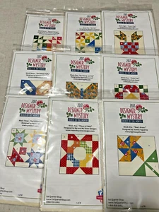 2017 Fat Quarters Design Mystery Quilting 9 in Original bag not used - Picture 1 of 5
