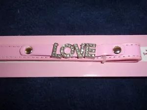 LULU Rosa AMOR COLLAR Perro Juguete Tamaño y Mascota Pequeña Nuevo Cachorro xxs S - Imagen 1 de 5