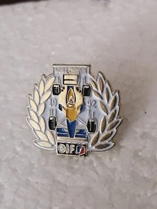 Pin's Pins Pin Sport F1 Champion Du monde Williams RENAULT 1992 "ELF"  - Picture 1 of 2