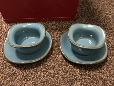 Southern Living at Home Tuscan Tidbit Bowl And Saucer Stoneware, Set of 2 - Image 1 of 4