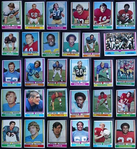 1974 Topps Football Cards Complete Your Set You U Pick From List 1-200 - Picture 1 of 345