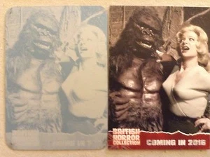 COLECCIÓN DE TERROR BRITÁNICO: PLACA DE IMPRESIÓN: TARJETA PR11 - KONGA - Imagen 1 de 1
