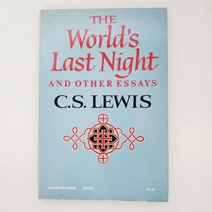 The World's Last Night C.S. Lewis Paperback Book 1960 Christian Essays Religion - Picture 1 of 18