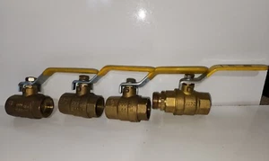 4 Solid Brass Ball Valve 3/4" MATCO 600 PSI WOG 150SWP Threaded - Picture 1 of 5