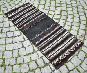 Fabulous Antique Saddlebag Rug 23'' x 54'' Tribal Completely Saddlebag Wall Rug - Picture 1 of 11