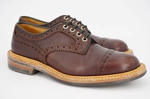 USADO 10x | $560 TRICKERS 6.5 7 NASTER MC GORRA DE PANTORRILLA PUNTERA DERBY BROGUE DAINITE - Imagen 1 de 12