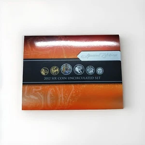 RAM 2012 Six Coin Uncirculated Mint Set Special Edition - Coloured 50c - Picture 1 of 3