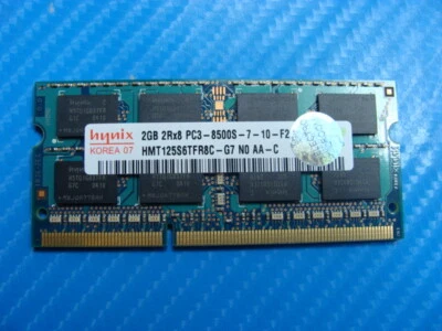MacBook Pro A1278 Hynix 2GB PC3-8500S Memory RAM SO-DIMM HMT125S6TFR8C-G7 - Image 1 of 2