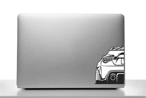 FRS BRZ Laptop Gaming PC Coche Calcomanías JDM Blanco y Negro JDM Vinilo Pegatinas - Imagen 1 de 5