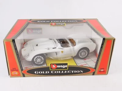 Burago Bburago 1/18 Oro Collezione Ferrari 250 Testarossa Bianco - Immagine 1 di 4