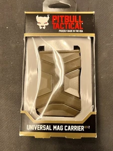 PITBULL TACTICAL Universal Mag Carrier Gen 2 Single/Double Stack FLAT DARK EARTH - Bild 1 von 2
