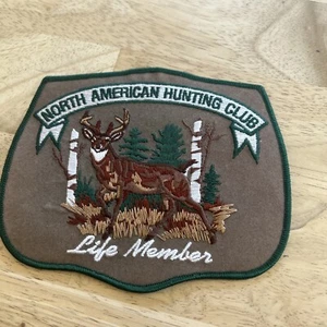 Vintage North American Hunting Club Life Member Hunting Club Patch - Picture 1 of 8