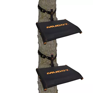 Muddy Ultra Tree Seat Hang On Climbing Treestand with Ratchet Straps (2 Pack) - Picture 1 of 2