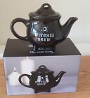 Wiches Brew Black Cauldron Teapot - New and Boxed