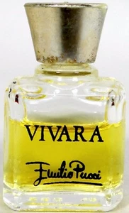 Vintage Vivara Perfume 1965 Emilio Pucci Micro Mini 2ml Green Amber Woody - Picture 1 of 2