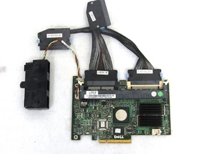 Dell 0WX072 0tu005 PERC 5i SAS Raid Controller PCIe x8 Card 66-2 - Picture 1 of 2