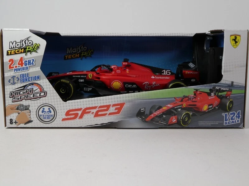 Maisto tech R/C F1 Ferrari SF-23 #16 Charles Leclerc 2023 1/24 82357#16 - Immagine 1 di 1