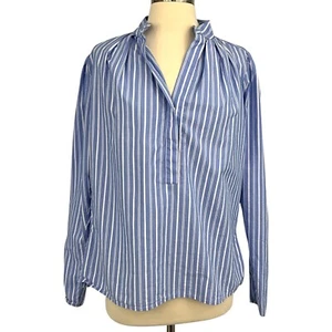 Wear Cisco The Puff Shirt Size XS Blue Striped Long Sleeve Popover Cotton - Picture 1 of 7