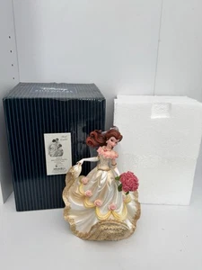 Boxed Disney Showcase Haute Couture Belle Bride Wedding Figure Retired 9” - Picture 1 of 8