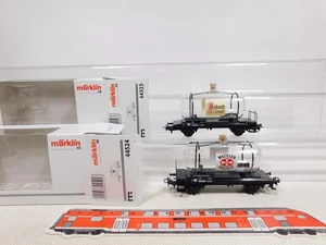 Märklin H0 AC 2x Glaskesselwagen 44523 Asbach+44524 Malteser NEUW+OVP #EH519-0,5 - Bild 1 von 5