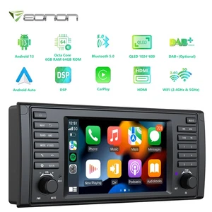 For BMW E39 530d Android 13 7" Touchscreen CarPlay Car Radio Stereo Headunit 64G - Picture 1 of 33