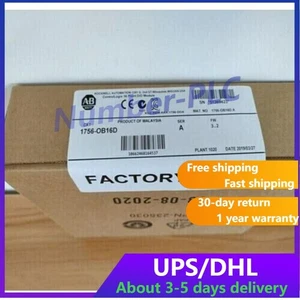1 PCS New Factory Sealed AB 1756-OB16D /A ControlLogix 9-30V DC Output Module US - Picture 1 of 4