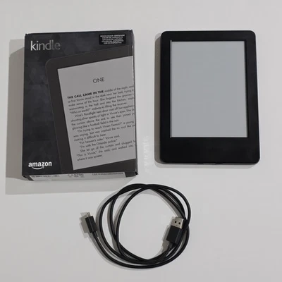 Amazon Kindle 7th Gen Wi-Fi E-Reader Model WP63GW with Box & USB Charger Cable - Image 1 of 4